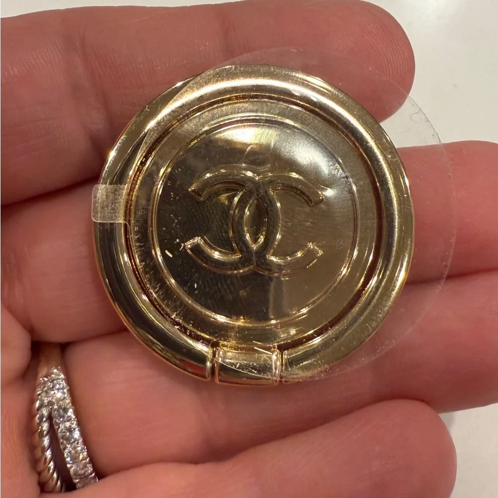 Chanel Gold Phone Grip